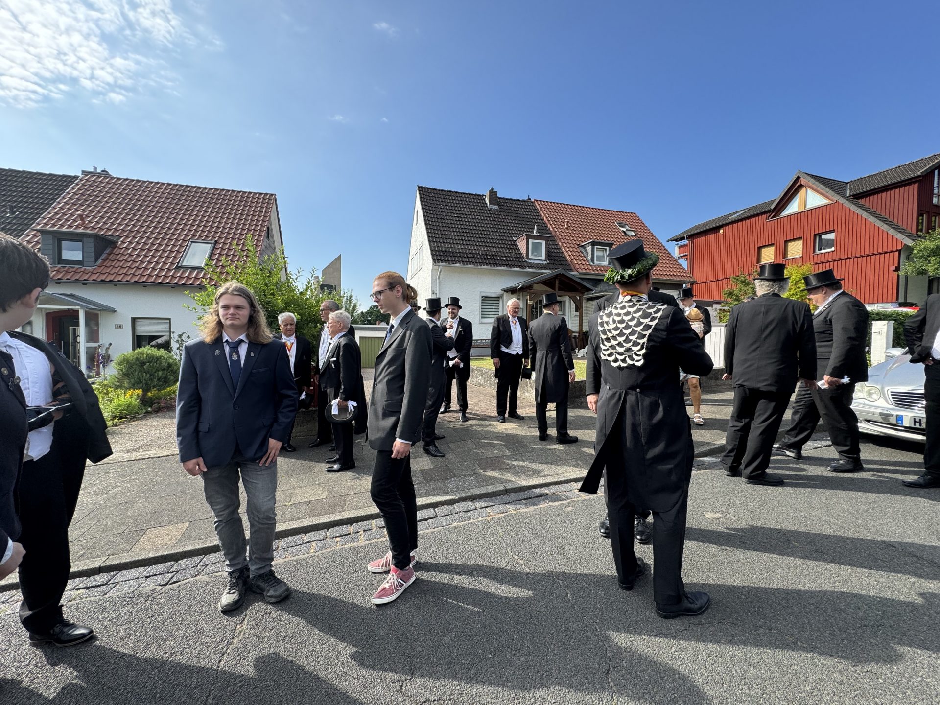 Schützenfest Hildesheim 2025 - Abholen der Besten Männer 2. Teil