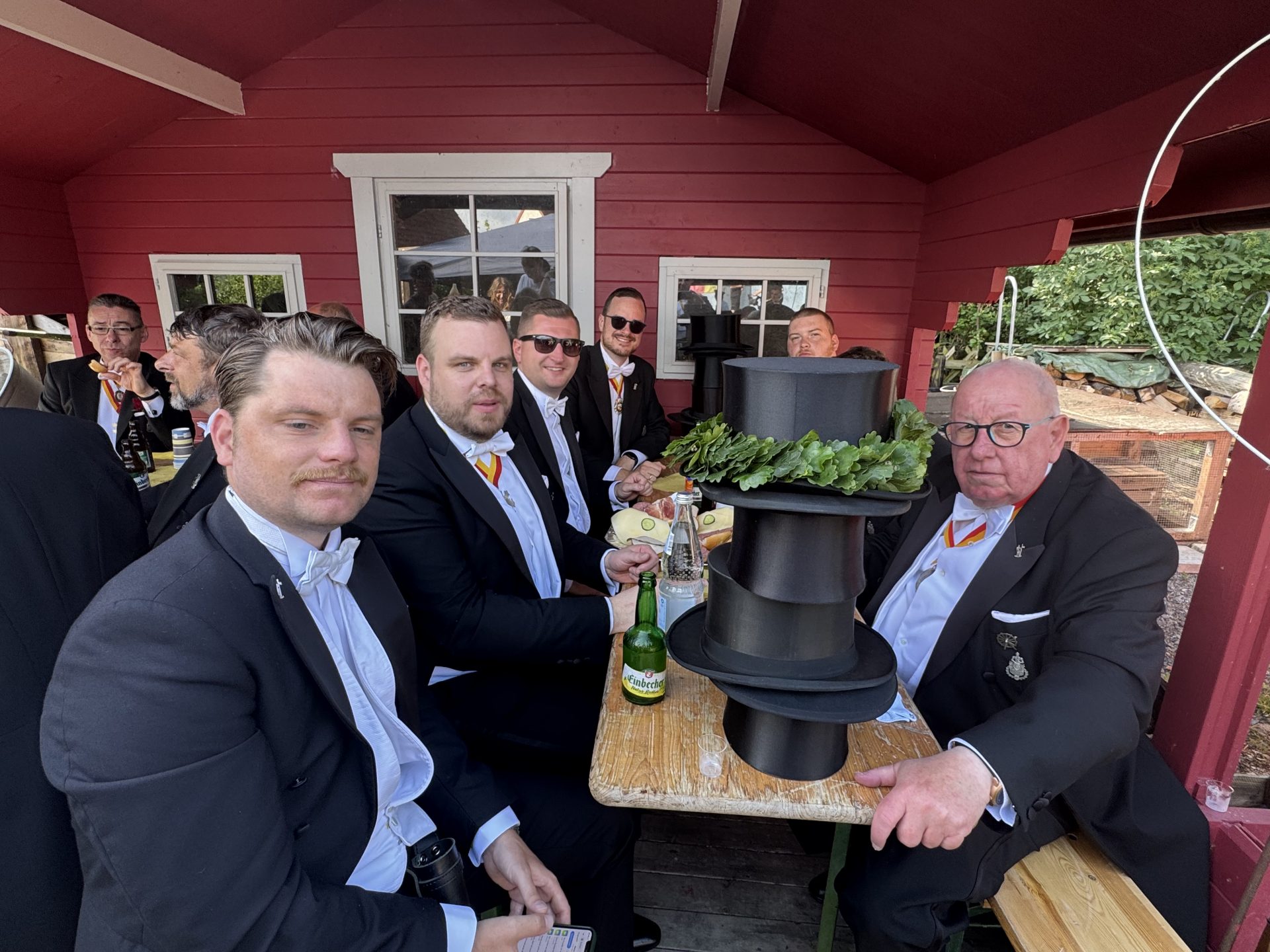 Schützenfest Hildesheim 2025 - Abholen der Besten Männer 2. Teil