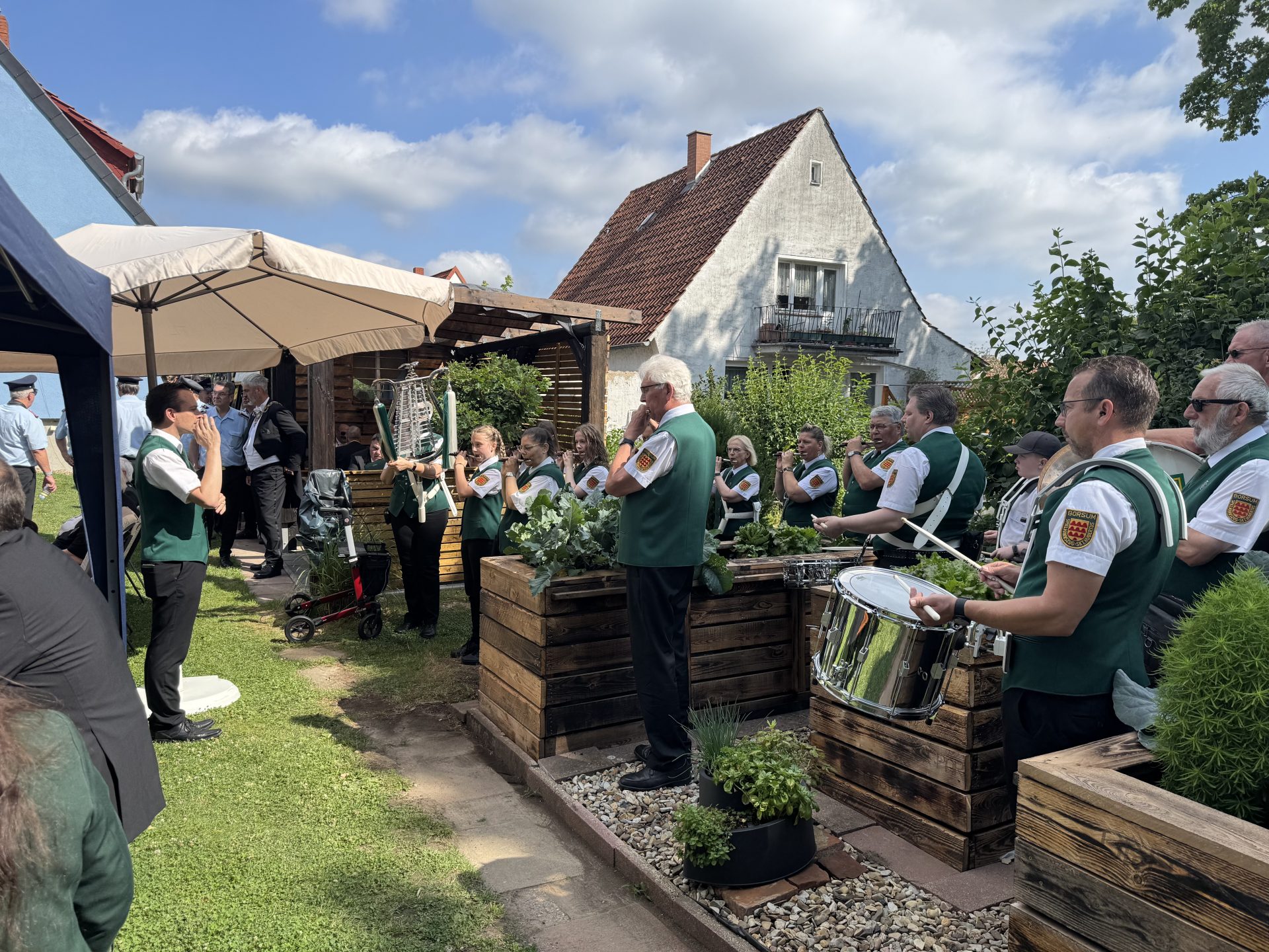 Schützenfest Hildesheim 2025 - Abholen der Besten Männer 2. Teil