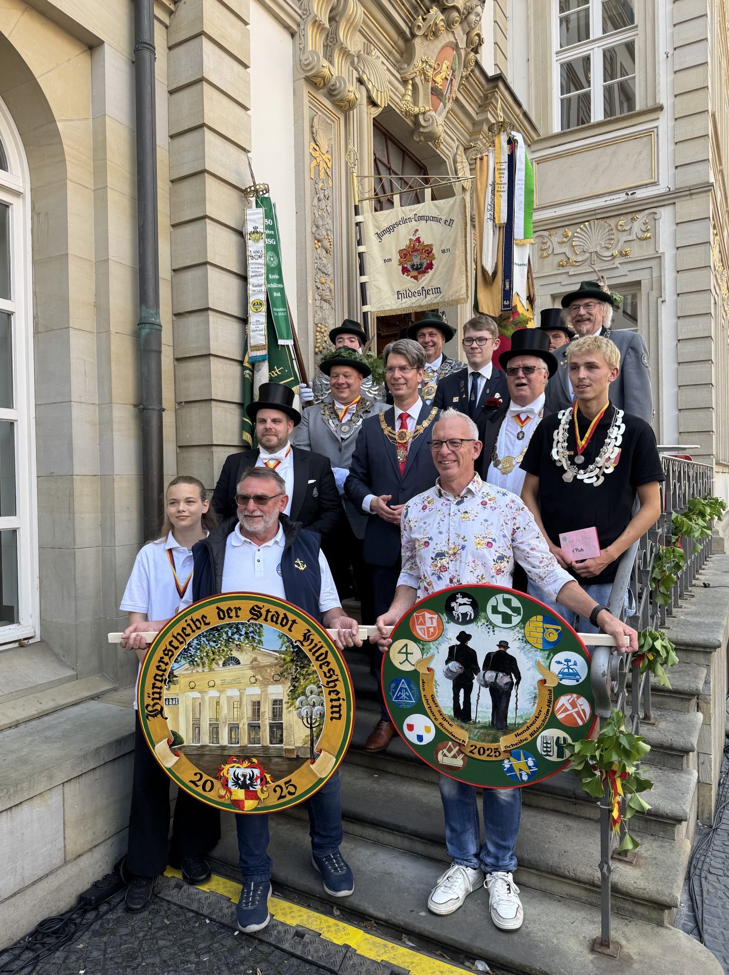Schützenfest Hildesheim 2025 - Proklamation auf dem Markplatz