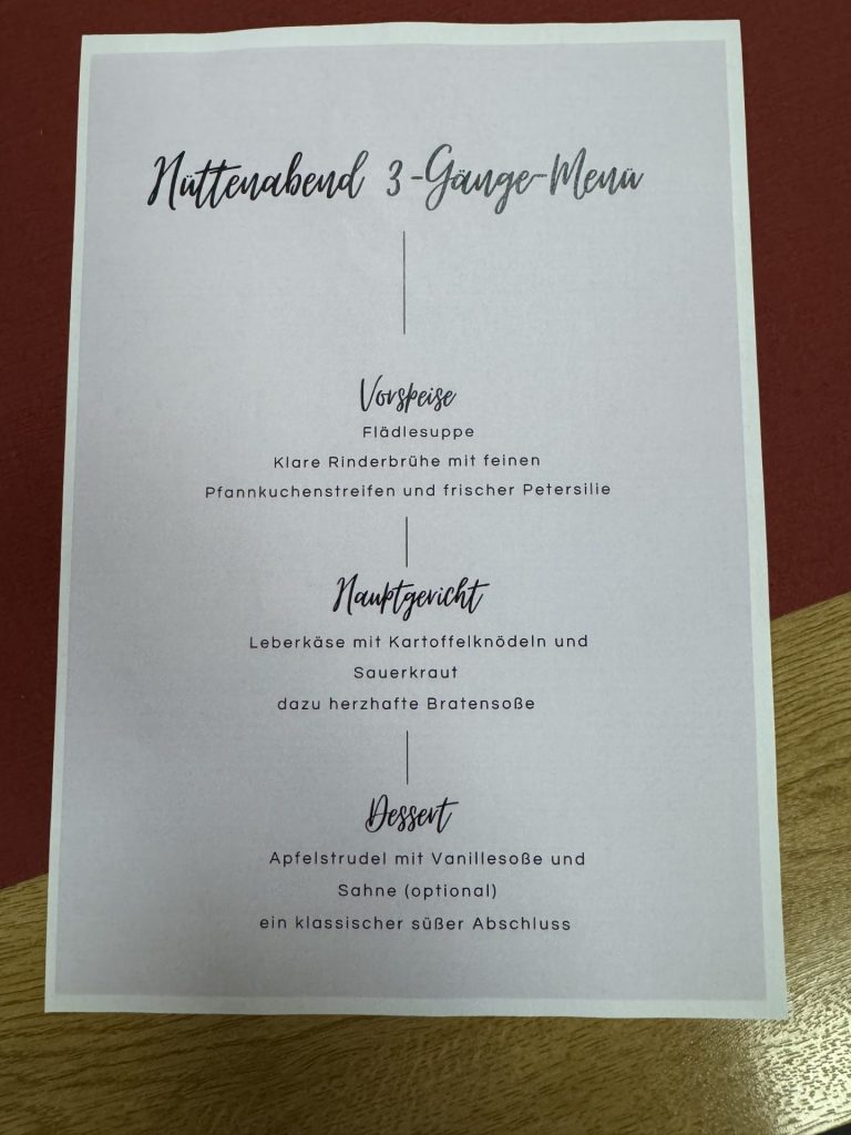 Impressionen Hüttenabend 2026